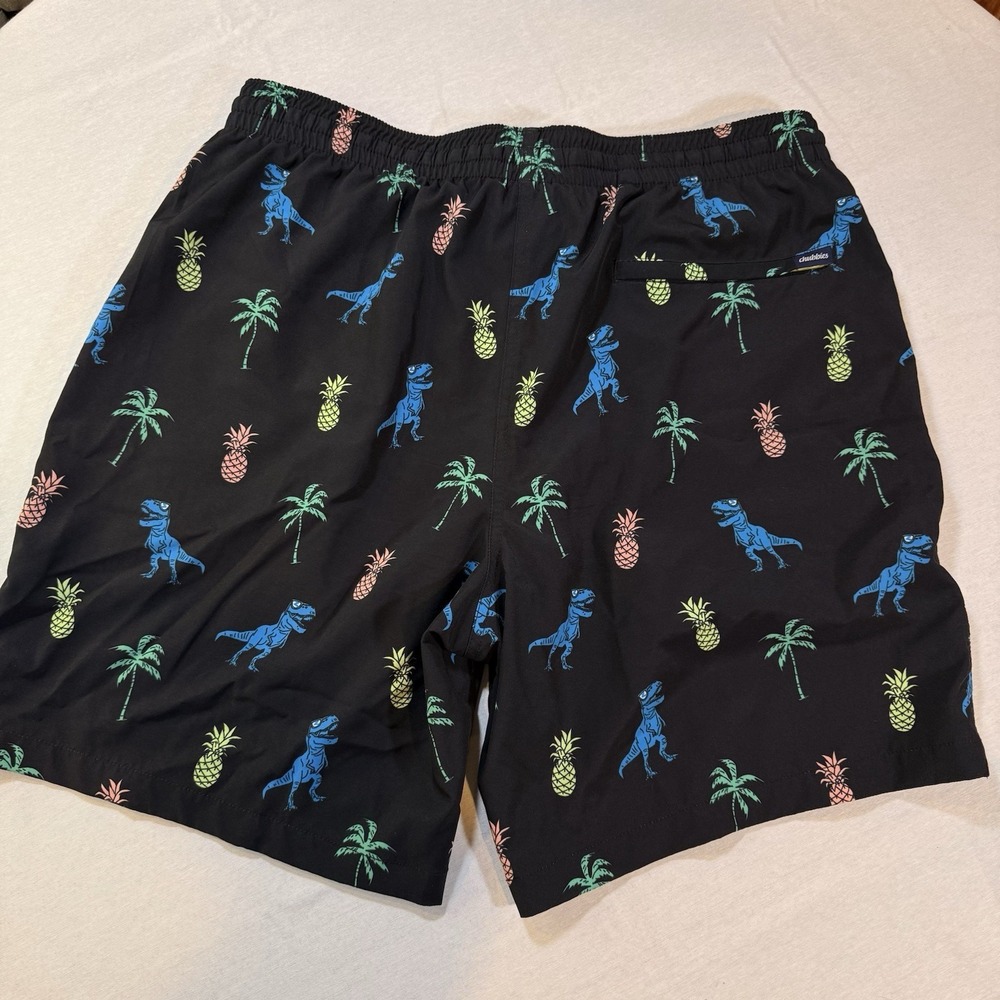 Chubbies Classic Swim Trunk 2XL 5.5" Dino Delights Pineapples Swim Trunks Preppy - Picture 4 of 6